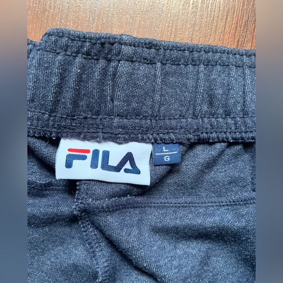 FILA Men’s Tapered Sweatpants Blue Size Large - Picture 2 of 7